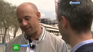Перед премьерой «Форсажа-6» Вин Дизель дал НТВ эксклюзивное интервью