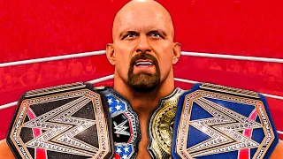 I Gave Stone Cold All WWE Titles & This Happened...