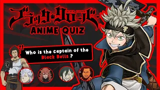 BLACK CLOVER QUIZ | GUESS THE 40 CHARACTERS | Anime Quiz