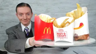 Who Has The Best Fast Food Fries? McDonald's vs. Wendy's vs. Burger King!