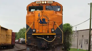 Cloudy Day On The Pittsburgh Line With NS #1071 DPU