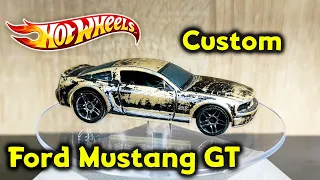 Hot Wheels 2005 Ford Mustang GT custom restoration using Greenlight wheels