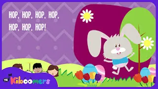 Hippity Hop Easter Bunny Lyric Video - The Kiboomers Preschool Songs & Nursery Rhymes