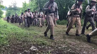 Prelude to Invasion: The 8th Virginia Infantry Marching through Brandy Station, Va., June 1863