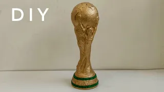 How To Make FIFA World Cup Trophy | DIY FIFA Trophy