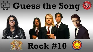 Guess the Song - Rock #10 | QUIZ