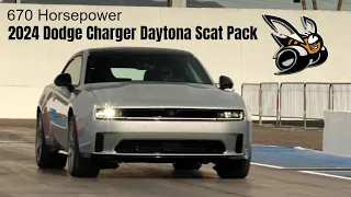 2024 Dodge Charger Daytona Scat Pack EV Driving