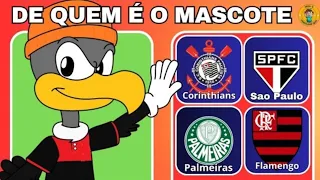 MASCOTES dos TIMES de Futebol | Mascotes dos Clubes Brasileiros | QUIZ DE FUTEBOL
