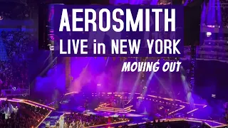 Aerosmith PEACE OUT farewell tour - Moving Out - Live in New York