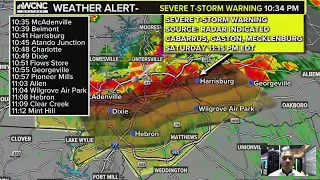 Tracking storms in the Charlotte area
