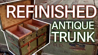 DIY: Refinishing An Antique Trunk