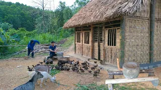 Build a solid foundation Install a stone mill to grind corn and feed ducks, Life Living Nature Day 8