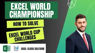 Solving Excel WORLD CHAMPIONSHIP 2023 case - Solitaire card game