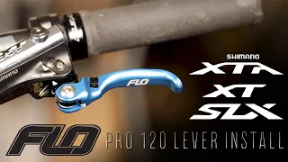 Unbreakable FLO Pro 120 Lever Install for Shimano XT/XTR/SLX Brakes | Mountain Bike Tutorial