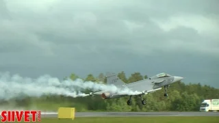 Saab JAS 39C Gripen Takeoff And Landing - Tour De Sky 2016