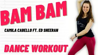 BAM BAM - Camila Cabello ft Ed Sheeran CARDIO/DANCE WORKOUT || NO Jumping // Knee friendly