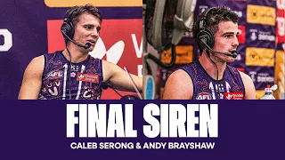 POST-GAME SHOW | Caleb Serong & Andy Brayshaw