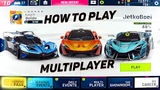 Asphalt 9 How to Play Multiplayer | Asphalt 9 Legends How To Play With Friends