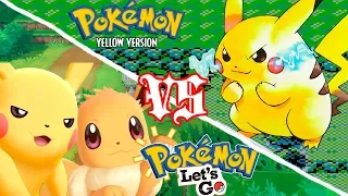 Pokemon Let's Go VS Pokemon Yellow REVIEW/COMPARISON