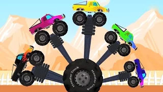 Monster Trucks Finger Family | Finger Family Compilation | Videos for Children