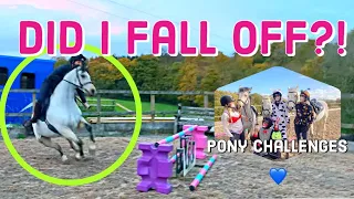 JUMPING MY FRIEND'S PONIES | Who will win? 🐄| Footluce Eventing