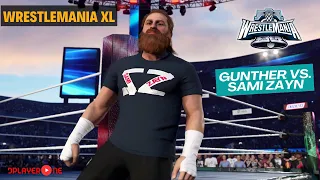 Gunther vs. Sami Zayn Intercontinental Championship Match WrestleMania 40 | WWE 2K24