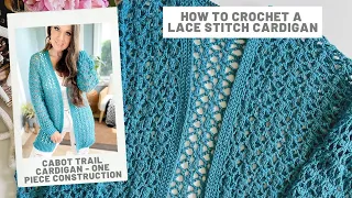 Cabot Trail Cardigan - Free Crochet Pattern