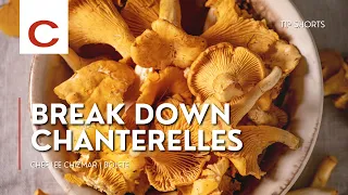 Break Down Chanterelles | Chef Lee Chizmar | Tips #shorts