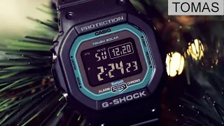 The best value G-Shock GW-B5600. Comparison vs DW-5600BB and GWM5610. View from the side.