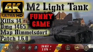 World of Tanks M2 Light Tank Replay - 14 Kills 1.4K DMG(Patch 1.6.0)