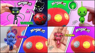 DIY Miraculous Ladybug KWAMIS - How to make SOFT CLAY Kwami Isa's World Miraculous Crafts