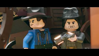 RDR2: John Marston rescues Arthur Morgan from prison - BUT IN LEGO (4K)