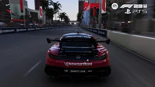 F1 23 - Mercedes-AMG GT Black Series Safety Car - Las Vegas Street Circuit [4KPS5]