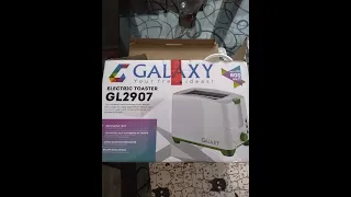 Распаковка тостера Galaxy.Купили для мамы. Жарим хлебушек. Очень вкусно!!! 👏👍