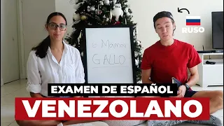 Expresiones VENEZOLANAS🇻🇪! Examen de español a un Ruso! 🇷🇺