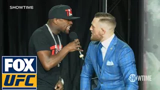 Floyd Mayweather fires back at Conor McGregor 'The fans can't fight for you' | TOR | UFC ON FOX