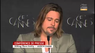 Killing Them Softly Full Press Conference - Cannes Film Festival 2012 (Brad Pitt Ray Liotta)