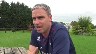 Cheltenham manager Michael Duff on the latest at pre-season training