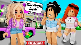 A MENINA que SE ACHAVA por SER DONA do HOTEL de LUXO | Historinhas Brookhaven Roblox Bibi e Lud