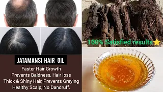 How to make Jatamansi Hair Oil - for hair growth, scalp health, and preventing baldness