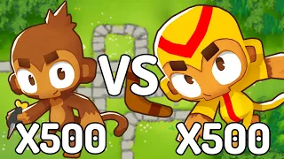 X500 Dart Monkeys VS. X500 Boomers
