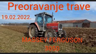 Oranje ledine / MASSEY FERGUSON 3050 / ALTHAUS 2x35 / 19.02.2022