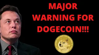 MASSIVE WARNING FOR DOGECOIN! I'M VERY SCARED ABOUT THIS!! | DOGECOIN NEWS