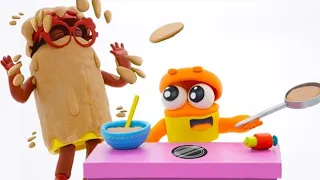 Panquecas do Dia das Mães | O Show do Play-Doh Temporada 2 | Play-Doh Oficial