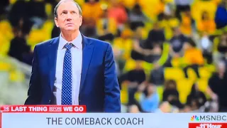 Long Beach State coach Dan Monson interviewed on MSNBC (3/18/24)