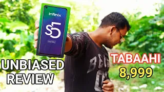Infinix S5 (Cyan) Unboxing & Honest Review | TABAAHI Under 9K