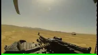 Army Black Hawk Helicopter Dust Landings
