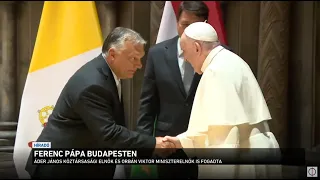 Ferenc pápa Budapesten