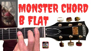 Bb HARDEST GUITAR CHORD - 4 Easy Ways To Play B flat
