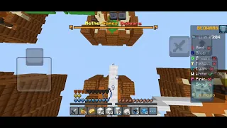 Destroying Bedwars in Nether Games!!!